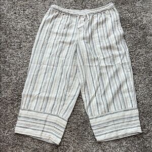 Striped Linen Pants